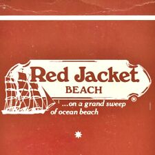 Vintage 1978 Red Jacket Beach Restaurant Menu Bass River Nantucket Cape Cod MA picture