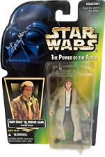Larry Holt Stuntman Han Solo Star Wars ROTJ Signed POTF Action Figure BAS picture