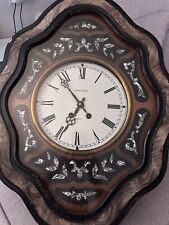 Antique ca. 1880 French Moebier Wall Clock - working  picture