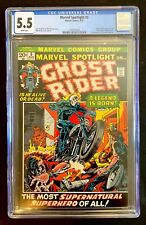 Marvel Spotlight #5 CGC 5.5 White Pages - 1st appearance and origin Ghost Rider picture