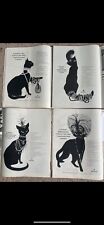 Rare 4x Rolex vintage 'black cat' poster 1960- original print Ads - Lot Of 4 picture
