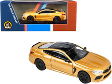 BMW M8 Coupe Ceylon Gold Metallic with Black Top 1/64 Diecast Model Car picture