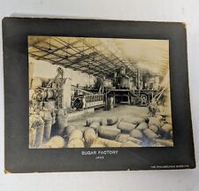 Sugar Factory Java Vintage Photograph Philadelphia Museum Cabinet Card  picture