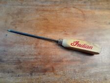 Indian Motorcycles Bike Advertising Ice Pick, Wood Handle picture
