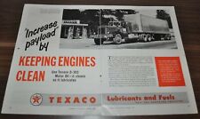 1949 Peterbilt Truck Ad Texaco Motor Oil picture
