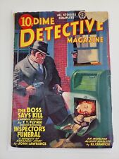 Dime Detective Pulp Magazine March 1940 Decapitated Head Cover picture