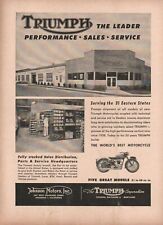 1951 Triumph Corporation, Baltimore, Maryland - Vintage Motorcycle Ad picture
