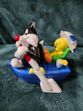 Tweety Bird And Sylvester On Boat Salt And Pepper Shaker Set 1999 Warner Brother picture