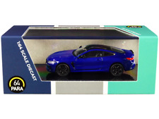 BMW M8 Coupe Marina Bay Blue Metallic with Black Top 1/64 Diecast Model Car picture