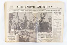 July 5th 1913 The North American Newspaper Veterans Greet President Gettysburg picture