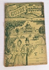Vintage Sept 17 1949 Weekly Guide To Boston Travel Booklet Massachusetts picture