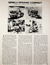 1969 Benelli Dynamo Compact Mini-Bike - 1-Page Vintage Motorcycle Article picture