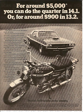 1970 Suzuki Motorcycle Vintage Magazine Ad T-500 III Titan picture