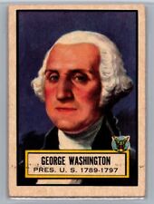 1952 Topps Look 'N See  #9 George Washington picture
