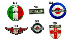 Lambretta Mod Bike Italian Motorcycle Embroidered Iron Sew On Patch Jacket Jeans picture