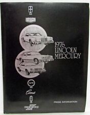 1976 Lincoln Mercury Press Kit - Mark IV Cougar XR-7 Marquis Montego Capri II picture