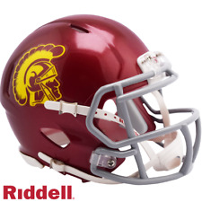 USC Trojan 2022 NCAA Riddell Speed Mini Helmet New in Box picture