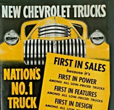 1941 Chevrolet Trucks Yellow Power Features Steering Design Vintage Print Ad picture