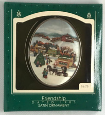 1985 Hallmark Keepsake Ornament Friendship Satin picture