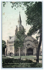1912 First Baptist Church Austin Chicago Illinois IL Antique Posted Postcard picture