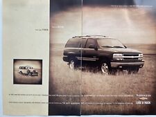 2000 GMC Suburban Two Page Print Ad Like A Rock picture