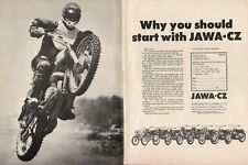 1972 Jawa CZ / Joel Robert - 2-page Vintage Motorcycle Ad picture