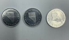 VINTAGE 1969 SHELL STATES OF UNION COIN GAME - LOT OF 3 PROMOTIONAL CONTEST picture