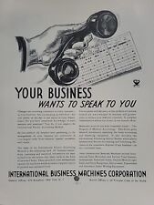 1934 International Business Machines Corporation Fortune Magazine Print Ad picture