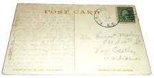 1913 SANTA FE KANSAS CITY & LA JUNTA RPO HANDLED ROYAL GORGE POST CARD  picture