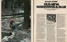1979 Yamaha IT250F - 6-Page Vintage Motorcycle Test Article picture