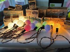 Vintage GE Snowball Lamps 31 Working Bulbs + 2 Strings + 11 Not Working  picture