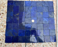 Top Quality 56 PCs tiles 2x2 inches one side polished Lapis Lazuli art decors picture
