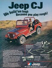 1979 Jeep CJ 5 7 Renegade Build Tough Play Rough Open Top Vintage Print Ad SI3 picture