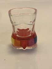 This Is Hollywood Male Body Glass Shot Glass Rainbow Pride Gag Gift picture