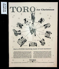 1956 Toro Manufacturing Christmas Gifts Home Lawn Mower Vintage Print Ad 37372 picture