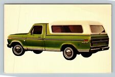 Advertisement For 1973 Ford Pickups Vintage Postcard picture