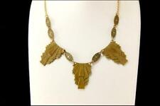 VINTAGE ART DECO PIDIDDLY LINKS KINGSTON N.Y BRASS NECKLACE BR picture