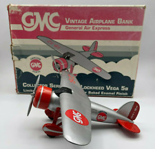 GMC Vintage Airplane Bank Collector Series Lockheed Vega 5B picture