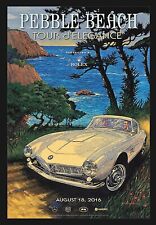 Pebble Beach Concours 2016 Tour Poster ELVIS 1957 BMW 507 Rowe picture