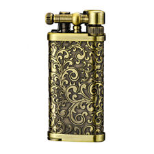 IM Corona Old Boy Pipe Lighter Antique Brass Arabesque 64-2525 New in Box picture