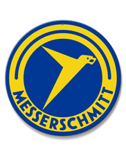 Messerschmitt Emblem Round Aluminum Sign - Aluminum - Made in the USA picture