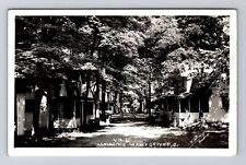 Lancaster OH-Ohio, RPPC of 4th Street Campground, Vintage Postcard picture