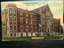 Vintage Postcard 1914 St. Elizabeth Hospital Lincoln Nebraska picture