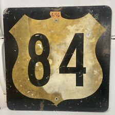 Authentic Retired Road Sign  Louisiana Hwy 84  Lower 48 Lot 4-96 picture