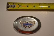Vintage Harley Davidson Shield With Eagle Belt Buckle picture