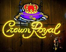 New Crown Royal Logo Neon Light Sign Beer Lamp Whiskey Bar Display Gift 20