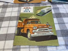 1958 GMC 370 370-8 Truck Sales Brochure Booklet Catalog Old picture