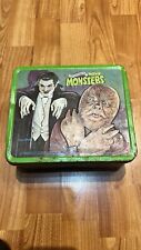 Vintage 1979 Universal Movie Monsters Aladdin Metal Lunch Box Frankenstein  picture
