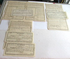 1911-1913 LANDIS TOWNSHIP VINELAND NEW JERSEY, NJ Tax Bills  Receipts E.R. Jones picture