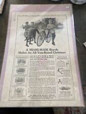 1916 OLD MAGAZINE PRINT AD, MIAMI CYCLE, RACYCLE, Hudson, Crimson, Flying Merkel picture